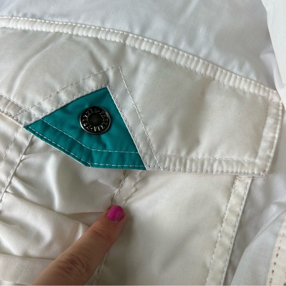 Vintage 90’s Puffer Ski Suit Jacket Prezzia Coat Funky Art to Wear Size Medium - Picture 7 of 11